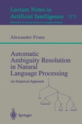 Cover: Automatic Ambiguity Resolution in Natural Language Processing - Springer