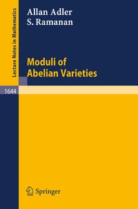 Abbildung von: Moduli of Abelian Varieties - Springer