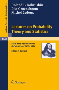 Enlarge image Cover: Lectures on Probability Theory and Statistics - Springer