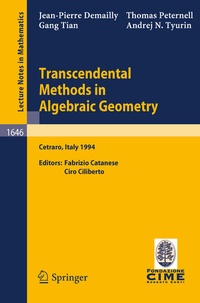 Abbildung von: Transcendental Methods in Algebraic Geometry - Springer