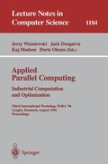 Cover: Applied Parallel Computing. Industrial Computation and Optimization - Springer