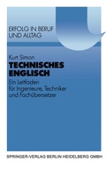 Cover: Technisches Englisch - Springer