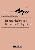 Cover: Lineare Algebra und Geometrie f&uuml;r Ingenieure - Springer