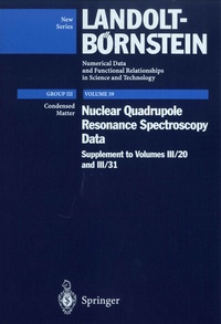 Abbildung von: Nuclear Quadrupole Resonance Spectroscopy Data - Springer