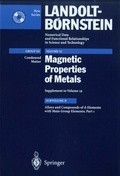 Cover: Alloys and Compounds of d-Elements with Main Group Elements. Part 1 - Springer
