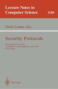 Cover: Security Protocols - Springer