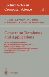 Enlarge image Cover: Constraint Databases and Applications - Springer