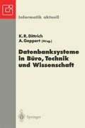 Cover: Datenbanksysteme in B&uuml;ro, Technik und Wissenschaft - Springer