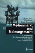 Cover: Medienmarkt und Meinungsmacht - Springer