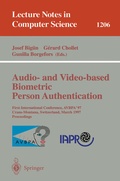 Cover: Audio- and Video-based Biometric Person Authentication - Springer