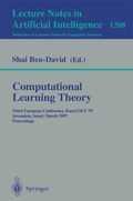 Cover: Computational Learning Theory - Springer