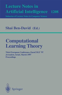 Enlarge image Cover: Computational Learning Theory - Springer