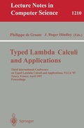 Cover: Typed Lambda Calculi and Applications - Springer