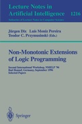Cover: Non-Monotonic Extensions of Logic Programming - Springer