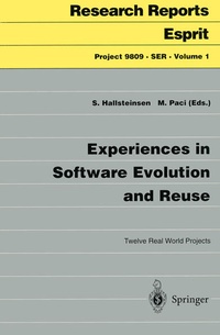 Enlarge image Cover: Experiences in Software Evolution and Reuse - Springer