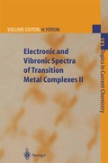 Cover: Electronic and Vibronic Spectra of Transition Metal Complexes II - Springer