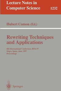 Enlarge image Cover: Rewriting Techniques and Applications - Springer