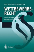 Cover: Wettbewerbsrecht - Springer