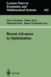 Abbildung von: Recent Advances in Optimization - Springer
