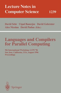 Enlarge image Cover: Languages and Compilers for Parallel Computing - Springer