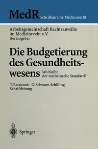 Abbildung von: Die Budgetierung des Gesundheitswesens - Springer