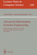 Cover: Advanced Information Systems Engineering - Springer