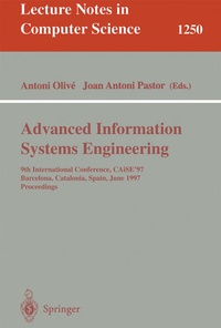 Enlarge image Cover: Advanced Information Systems Engineering - Springer