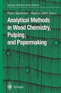 Cover: Analytical Methods in Wood Chemistry, Pulping, and Papermaking - Springer