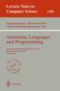 Cover: Automata, Languages and Programming - Springer