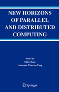 Cover: New Horizons of Parallel and Distributed Computing - Springer