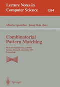 Cover: Combinatorial Pattern Matching - Springer