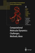 Cover: Computational Molecular Dynamics: Challenges, Methods, Ideas - Springer