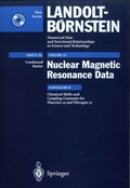 Cover: Chemical Shifts and Coupling Constants for Flourine-19 and Nitrogen-15 - Springer