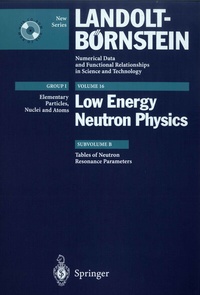 Enlarge image Cover: Tables of Neutron Resonance Parameters - Springer