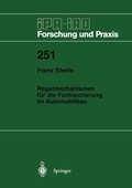 Cover: Regelmechanismen f&uuml;r die Formsicherung im Automobilbau - Springer