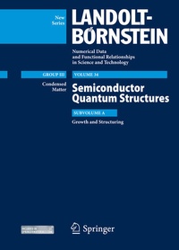 Enlarge image Cover: Semiconductor Quantum Structures - Growth and Structuring - Springer