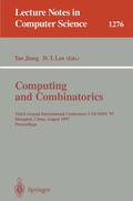 Cover: Computing and Combinatorics - Springer