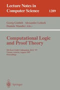 Cover: Computational Logic and Proof Theory - Springer
