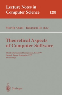 Enlarge image Cover: Theoretical Aspects of Computer Software - Springer