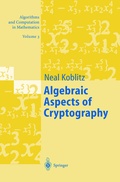 Cover: Algebraic Aspects of Cryptography - Springer