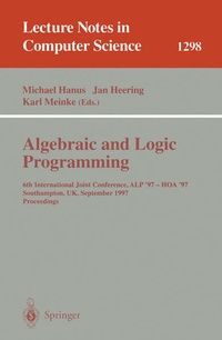 Enlarge image Cover: Algebraic and Logic Programming - Springer
