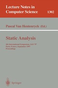 Cover: Static Analysis - Springer