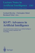 Cover: KI-97: Advances in Artificial Intelligence - Springer