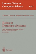 Cover: Rules in Database Systems - Springer