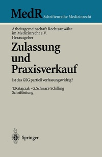 Abbildung von: Zulassung und Praxisverkauf - Springer