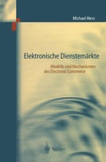 Cover: Elektronische Dienstem&auml;rkte - Springer