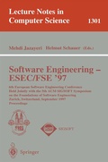 Cover: Software Engineering - ESEC-FSE '97 - Springer