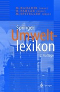 Cover: Springer Umweltlexikon - Springer