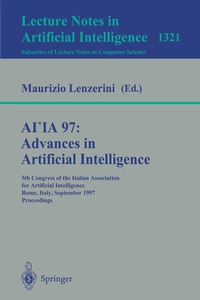 Enlarge image Cover: AI*IA 97: Advances in Artificial Intelligence - Springer