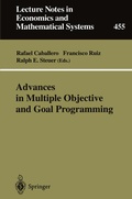 Cover: Advances in Multiple Objective and Goal Programming - Springer